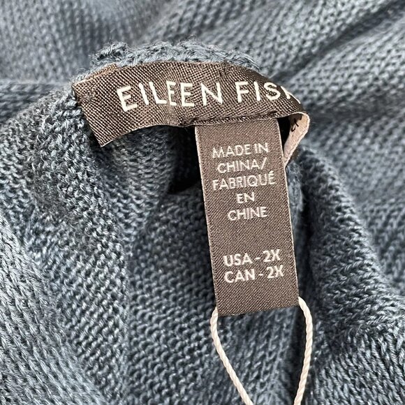 Eileen Fisher Linen-Cotton Cord Long Cardigan – Size 2XS (NWT) - Picture 5 of 7